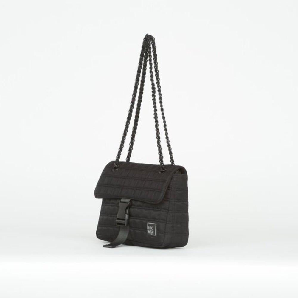 NWT IHKWIP Quilted Flap Convertible Shoulder Bag w/ Chain Strap - Picture 2 of 8